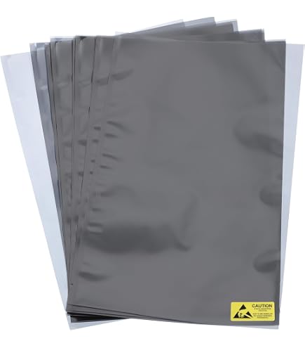 20 Sacs Antistatiques Blindés 25x40cm Ouverts Haut Avec Étiquettes - Protection Parfaite Pour HDD SSD Et Composants Électroniques