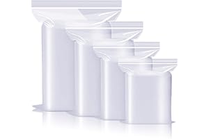 DILPEAK Bolsas Plastico Transparente, Bolsas Zip Grandes, Bolsa Autocierre, Bolsas Hermeticas, Bolsas Almacenaje, Aplican a Almacenar Nueces, Granos, Vestimenta, Manta etc. 40X50cm 30Piezas