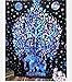 Produktbild GUAT bedrucktes Wandteppich Mandala Tapisserie Baum Tapisserie Wald tropischBedruckte Strandtuchblumendruck-Hängemaschine auf Strandtuch , 130 * 150 ( 140g )