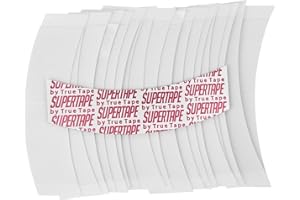 SAVITA 36 cintas de peluca para pelucas de encaje, ultra invisibles y impermeables, cinta frontal para fijar (blanco)