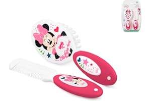 Lulabi Disney Minnie Icon Set brosse et peigne, polypropylène