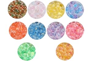 Yiyifor 100 biglie di vetro colorate, 12 mm, per giochi da tavolo Arcade, giochi da tavolo sportivi, per attività all'aperto, giochi di scacchi cinesi in marmo, giochi di marmo (12 mm)