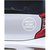 Acemi S&uuml;r&uuml;c&uuml; Oto Araba Sticker 30cmx23cm