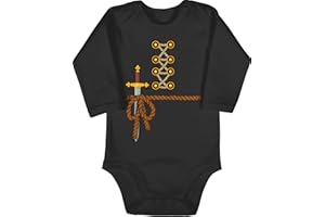 Shirtracer - Baby Body langarm Mädchen Junge - Karneval & - Ritter Kostüm Fasching - Tapferer Ritter Mittelalter Zum Ritter geschlagen Knight Ritterbund