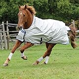 Bucas Power turnout light Big Neck in silber, Weidedecke, Outdoordecke