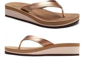 COFACE Femmes Tongs Mode Sandales Tong Compensees été Plage Piscine et Vacances avec Tapis de Yoga Confortable