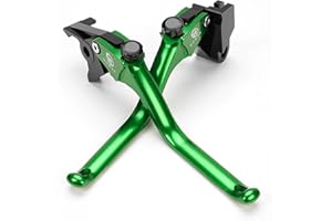 CCYYMOWOK MOWOK Leve Freno e Frizione Moto per Kawasaki Z650 Z900 Z 900 650 2017-2025, ninja 650R / ER-6F 2017-2020, Versys 650cc 1000 Vulcan/S 650cc 2015-2020 Accessori Corte Regolabili Leve Freno in Alluminio