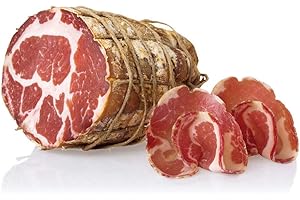 Coppa Artisanale Salumi Pasini® | Charcuterie italienne 800g | Parfait avec le fromage raclette | Idéal en complément d’un panier gourmand