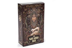 HENGLONGKEJI Le Jeu de Tarot des légendes Slaves pour Les débutants Jeu de Divination Jeu de Cartes divinatoires thème des légendes et des Dieux Slaves The Slavic Legends Tarot