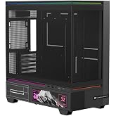 ThermalRight TL-M10 Vision Black ARGB Temperli Cam Mid Tower mATX Gaming Kasa