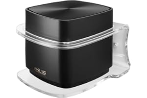 SkingHong Lot de 2 supports muraux pour Asus XD4 Dual-Band WiFi-6/AX1800 - En acrylique transparent - Support mural pour gestion des câbles pour Asus Ai Mesh AX-WLAN