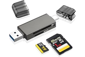 BAOLONGKING Czytnik kart USB SD, adapter USB typu C do SDXC, SDHC, SD, MMC, RS-MMC, SDXC, SDHC