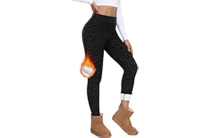 Diu Life Thermal Leggings Women Fleece Lined Leggings High Waist Winter Black Leggings Warm Yoga Pants Outdoor Running Hiking.