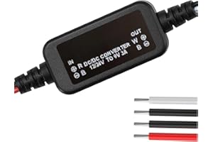 Xdingjiala DC 12/24V to 9V Buck Converter Module DC 11-30V to 9V 3A 27W Power Transformer Step-down Converter for Robots, Motor, Automotive, LED,etc