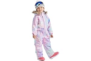 BUMDEEP Kid's Baby One Piece Snowsuits Overalls Ski Suits Jackets Coats Jumpsuits Winter Outdoor Waterproof Snowboarding