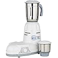 Geepas 550W 2-in-1 Mixer Grinder - Multifunctional Indian Mixer Grinder with Stainless Steel Jars & Blades - 3 Speed, Safety Twist Lock, Dry & Wet Grinding Spices Chutney Coconut - 2 Year Warranty