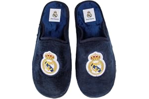 MARPEN SLIPPERS, Zapatillas de casa Real Madrid CF Oficiales Temporada 24/25 para Hombre o Mujer, Ligeras de Invierno