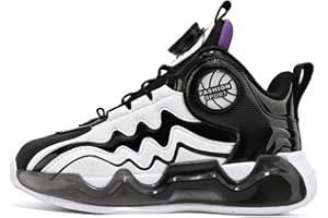 CZHIHANEG Neue Kinder Basketballschuhe Kinder Sportschuhe Twist Schnalle Turnschuhe Jungen und Mädchen Basketballschuhe