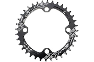 CYSKY Corona per Bici 104 BCD 30 Denti a 52 Denti Monocorona Stretta e Larga con Bulloni per Pignoni per Bici da Corsa, Bicicletta da Montagna, MTB, Ebike, Gravel