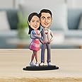 Avatar Studio Personalized Gift for Friends, Sister, Brother, BFF, Girlfriend, Boyfriend Character Caricature Photo Frame Unique Design Customized Gift for Friends & Family (Couple 3)