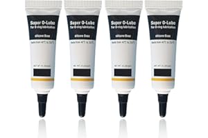 LFCFBH 4PCS Silicone Grease, Waterproof Silicone Grease for O-Rings, Heat and Cold (White)