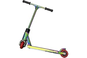 LEEFAI Monopattino in metallo per dita in lega, professionale, acrobazie, in metallo solido