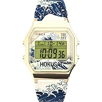 Timex Unisex Digital Watch The MET x Hokusai : Amazon.co.uk