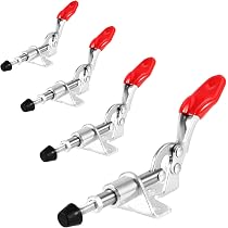 Lot De 12 Pinces à Genouillère GH-201-B – Capacité 90 Kg – Serrage Rapide, En Fer Galvanisé – Pour Bois, Soudure, Bricolage - 6
