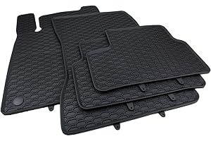 Kfzpremiumteile24 Gummimatten Kompatibel mit A-Klasse W177 B-Klasse W247 CLA C118 GLA H247 Premium Fußmatten Allwetter Schwarz 4-teilig