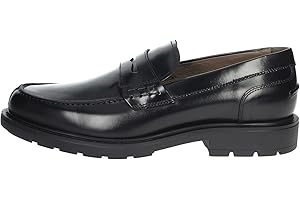 NERO GIARDINI Mocassino Uomo NeroGiardini I001670U con pattina Casual in Pelle Una Calzatura Comoda Adatta per Tutte Le Occasioni. autunno/inverno2020-2021. EU