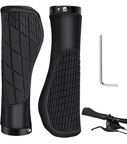 AARON Poignées De Vélo Ergonomiques Avec Surface Rembourrée En