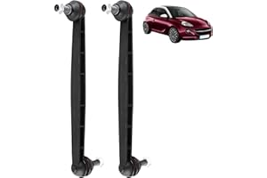 Raheem 350611 13169439 2 Pcs Front Stabiliser Anti Roll Bar Drop Links Front Axle Left And Right Compatible with Vauxhall Opel Astra G H J Zafira A B Meriva B 0350611 0350614 90498745