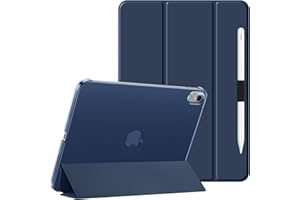 HGWALP Przezroczyste etui na iPada (A16) 11. generacji 11 cali (2025), iPada 10. generacji 27.7 cm (2022), etui z twardym, półprzezroczystym tyłem, obsługa Touch ID, automatyczne budzenie/uśpienia i