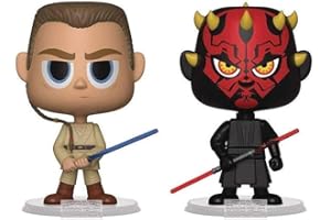 Funko VYNL 4" 2-Pack: Star Wars: Darth Maul & Obi Wan - (the Phantom Menace), Multi - Collectable Vinyl Figure - Gift Idea - Official Merchandise - Toys for Kids & Adults - Movies Fans