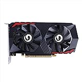 Nuwo Scheda Video GTX 1050 Ti NVIDIA GeForce GTX1050Ti, 4 GB GDDR5, 128 bit, 1291MHz, Scheda Grafica GPU per PC Gaming, DVI, 