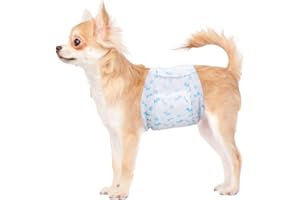 FLYING PAWS Pannolini usa e getta per cani Involucri maschili - Pannolini morbidi super assorbenti per cani maschi per problemi di marcatura di cani maschi, incontinenza urinaria