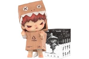 POP MART Hirono Mime Series-1PC Figura Aleatoria Figura de Acción Popular Figura Coleccionable y Adorable Juguete Artístico Regalo Creativo