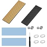 2 pieces M.2 NVMe PS5 Heatsink, M.2 SSD Heatsink with Integrated Heat Tube, M.2 Cooler Heatsink with M.2 Heat Pad for M.2 PCI