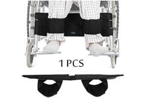 MYBOW Ceinture de Fauteuil roulant Repose-pieds Sangle retenue jambe de sécurité réglable Sécurité Pied Soutien de la rétention des patients handicapés, personnes âgées et seniors