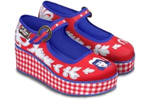 Hot Chocolate Design Chocolaticas Funky Canvas Women's Mary Jane Flat Shoes