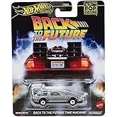 Hot Wheels Premium - Pop Culture : Back to the Future Time Machine (1/64)