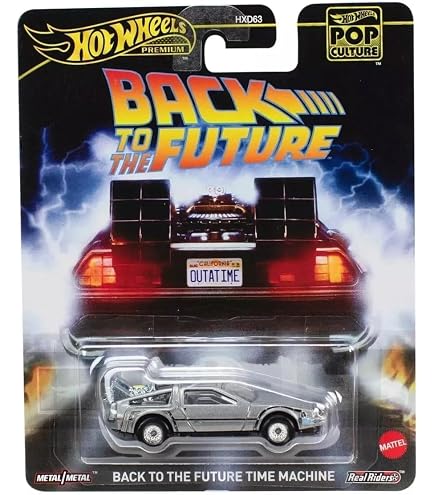 Modèle Réduit 1:18 DeLorean Time Machine - Retour Vers Le Futur - Édition Ultime HW Elite