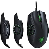 Razer Naga Trinity - Souris de Jeu MOBA / MMO (Souris Gamer avec 3 plaques latérales interchangeables, Capteur optique 16 000