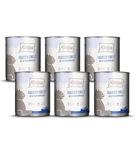 MjAMjAM - Premium natvoer voor katten - sappige kip met broccoli, pak van 6 (6 x 400 g), graanvrij met extra vlees