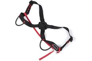 BANAPOY Harnais de Poitrine, Harnais d'escalade Demi-Corps, bandoulière de sécurité réglable pour la Poitrine extérieure, pour la Protection Contre l'escalade