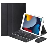 Microcase iPad 9.Generation 10.2 Bluetooth Touchpad Keyboard+Mouse+Stand Case BKK7