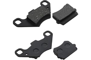 ‎DULUOK 4 Stück Ersatz des Hinteren Scheibenbremsbelags Ersatz Für 50cc 70cc 90cc 110cc 125cc 140cc ATV Go Kart Quad Dune Buggy 4 Wheeler, Atv Bremsbeläge Asbestfrei Bike Brake Pads (Schwarz)