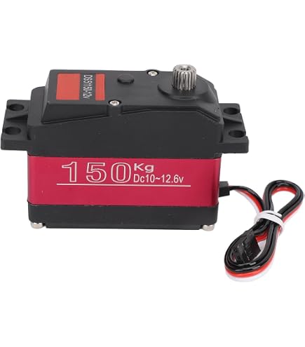 Servo RC à couple élevé, 550 kg, 2 en 1, servo et moteur 16 V ~ 24 V, haute tension, entièrement en métal, servo numérique