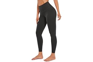 CRZ YOGA Butterluxe Damen High Waist Sport Leggings Blickdicht Yoga Leggins Sporthose Workout Gym Yogahose - 64cm/71cm