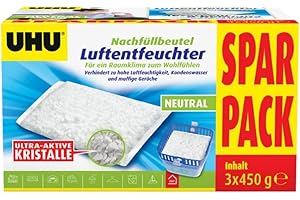 UHU Luftentfeuchter Nachfüll-Beutel 3x450g